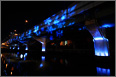 東横堀川ライトアップ 照明演出の画像