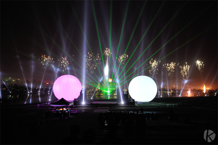 中国西安 大明宮「天の祭り」、イベント演出の画像1